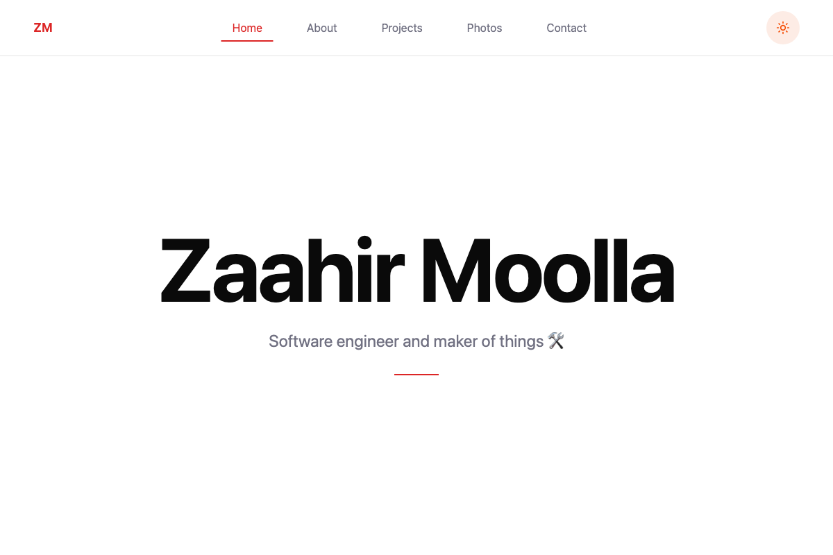 Personal Website